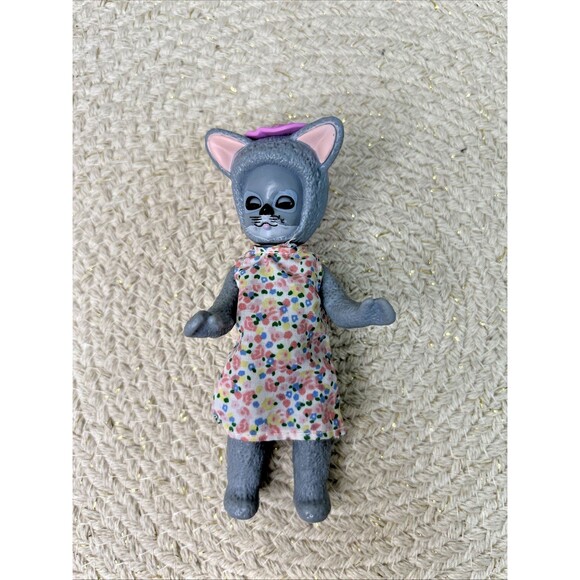 McDonalds 5” Madam Alexander Doll Wendy The Big Bad Wolf Gray Cat - Picture 1 of 4